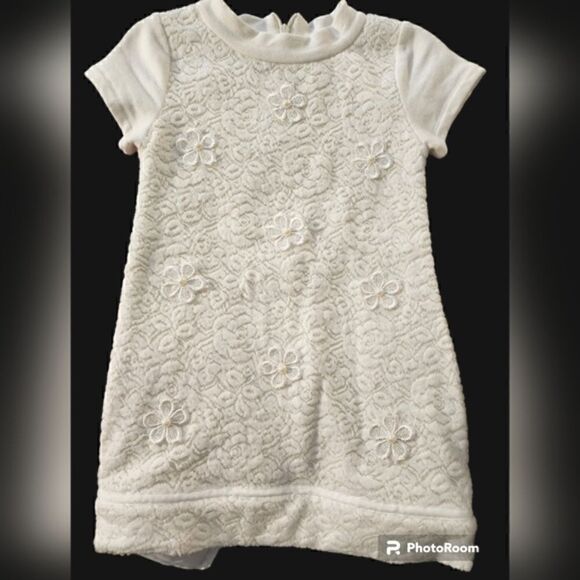 Boho Girls lace overlay dress - Picture 1 of 15